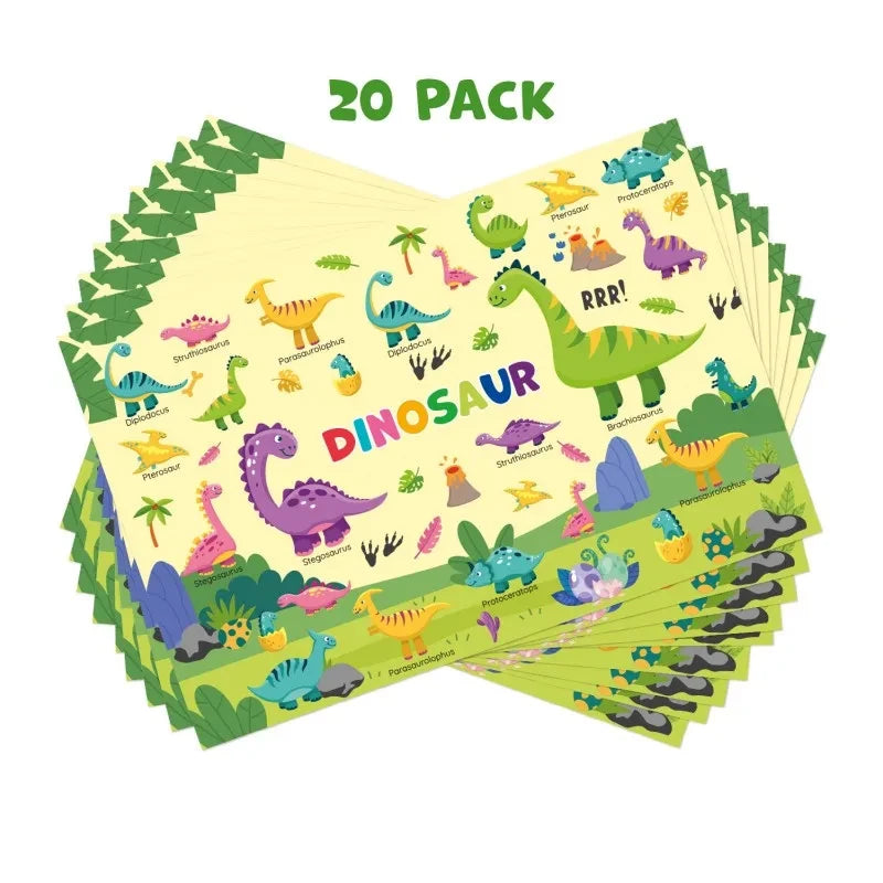 Disposable Childrens Learning Placemats
