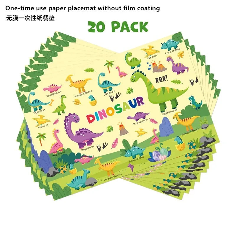 Disposable Childrens Learning Placemats