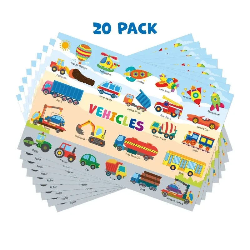 Disposable Childrens Learning Placemats